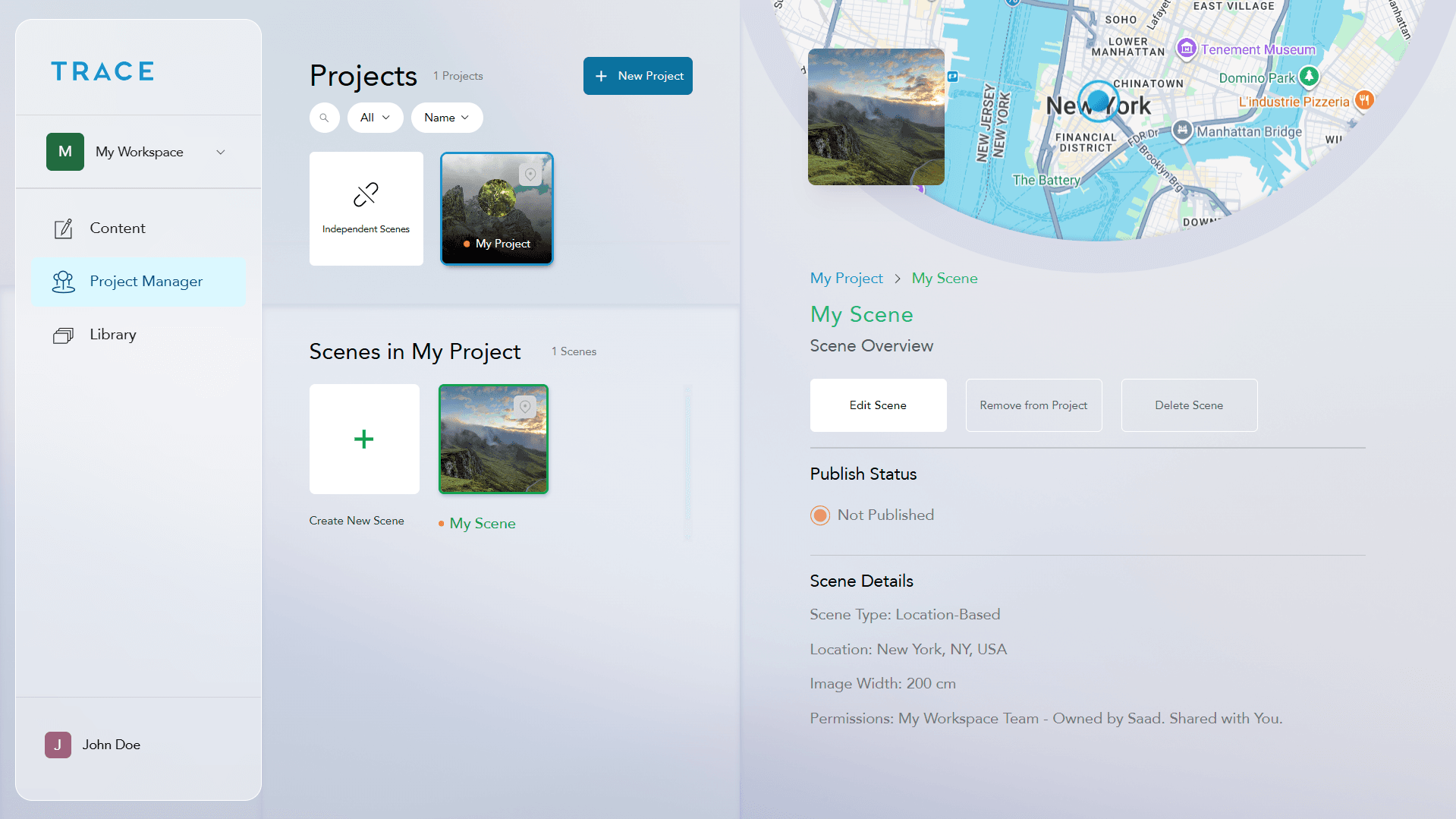 Trace3D - Project Manager